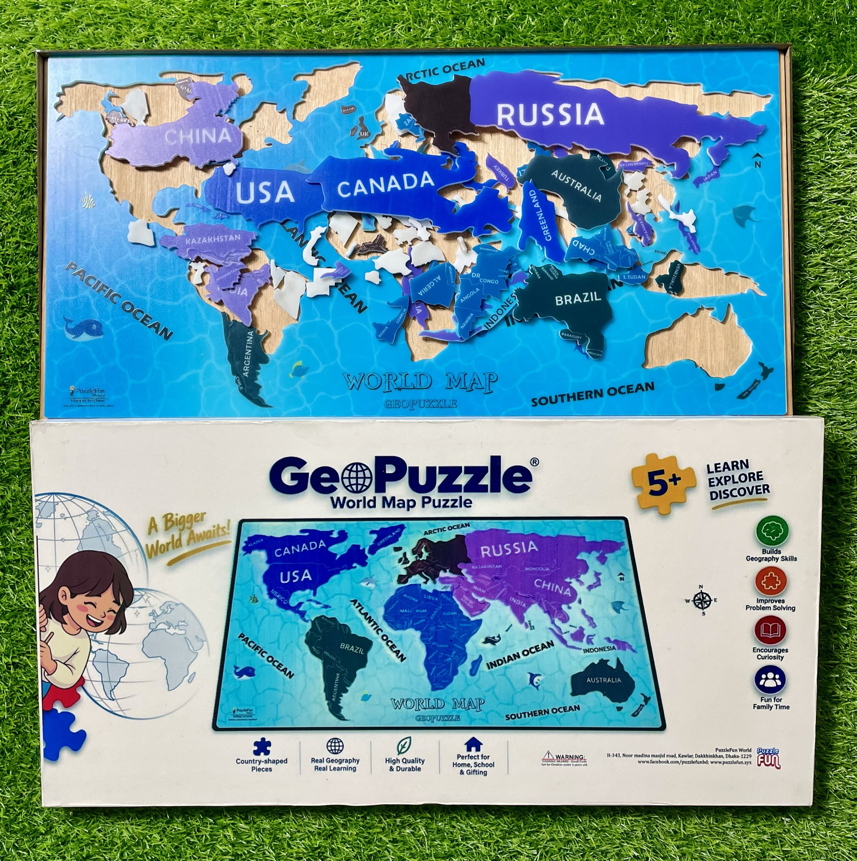 World Map Puzzle (Color)